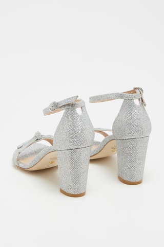 Sandales à talons Nearlynude SW Bow - Argenté