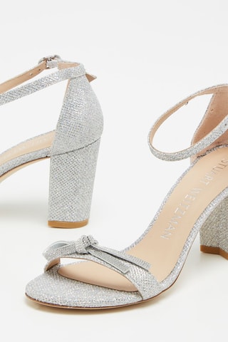 Sandales à talons Nearlynude SW Bow - Argenté