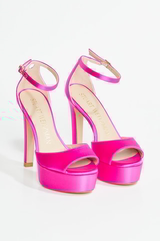 Sandales à talons Discoplatform - Fuchsia