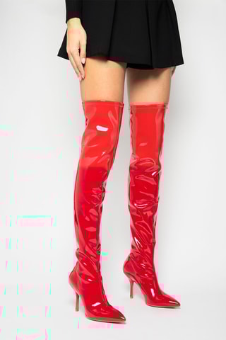 Mosqueteras Katrina Rojo - Stuart Weitzman