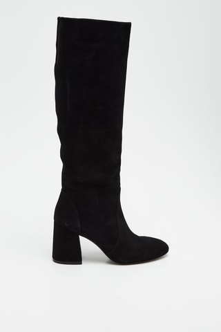 Botas de piel caprina nobuk Flreblc 85Slouch Boot - Negro