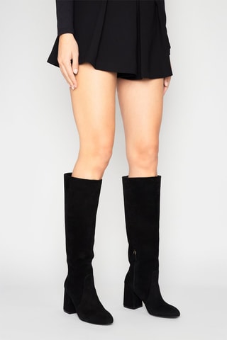 Botas de piel caprina nobuk Flreblc 85Slouch Boot - Negro