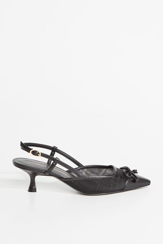 Escarpins en cuir - Noir