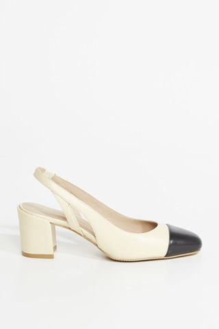 Escarpins en cuir - Beige