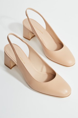 Escarpins en cuir - Beige