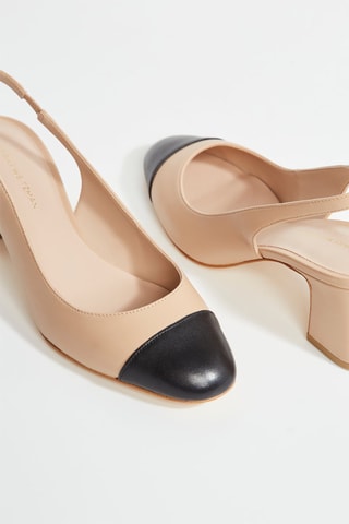 Escarpins en cuir - Beige