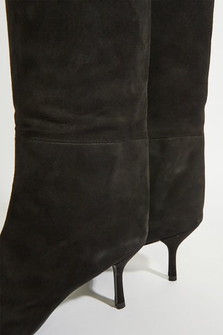 Cuissardes en cuir - Noir