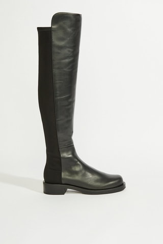 Cuissardes en cuir - Noir