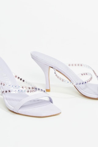 Mules à talons Strpeze - Blanc