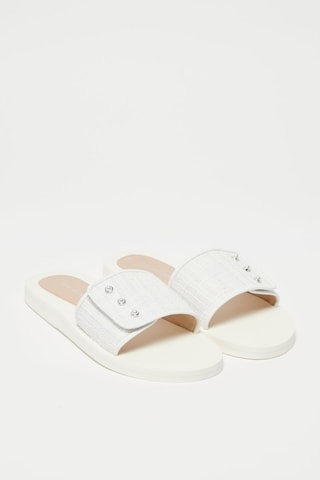 Mules Allprls Blanc - Stuart Weitzman