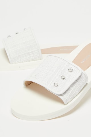 Mules Allprls Blanc - Stuart Weitzman