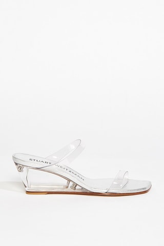 Mules compensées Lucite Aleena - Transparent