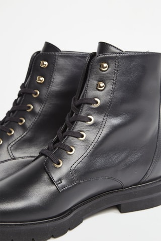 Boots en cuir - Noir