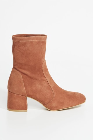 Bottines en cuir - Marron