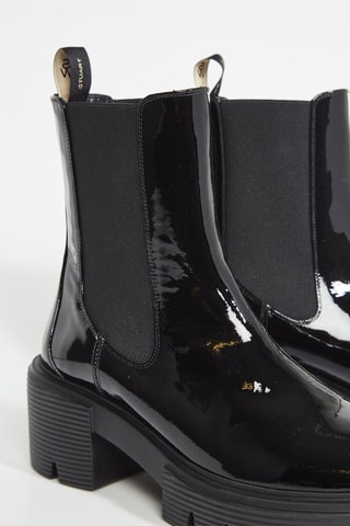 Bottines Chelsea en cuir - Noir