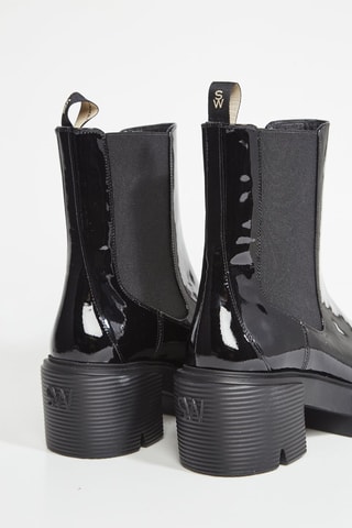 Bottines Chelsea en cuir - Noir