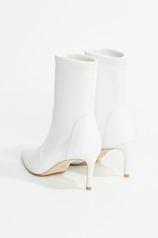 Bottines en cuir d’agneau Stuart - Blanc