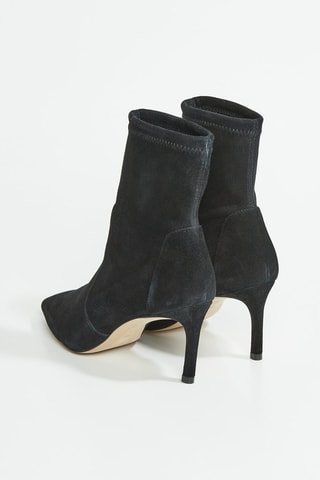 Bottines en cuir de chèvre Cling - Noir