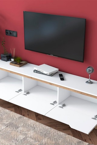 Meuble TV 3 abattants - 180 x 48,6 x 35 cm