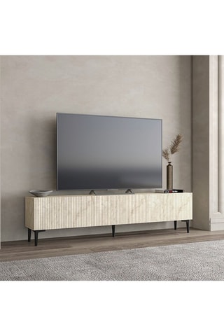Meuble TV 3 abattants Oscar - 180 x 45 x 31,4 cm