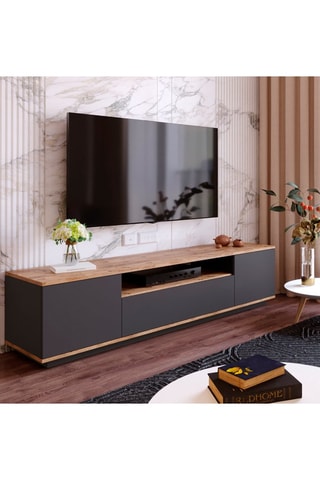 Meuble TV 3 tiroirs - 180 x 44,6 x 44,5 cm