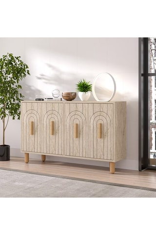 Buffet 4 portes Tiger - 120 x 73,6 x 29,6 cm