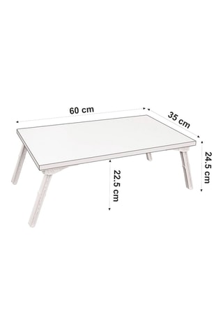 Support pour ordinateur portable Gusto - 60 x 24,5 x 35 cm