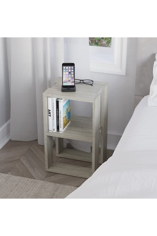 Table de chevet Lonie - 30 x 55 x 30 cm