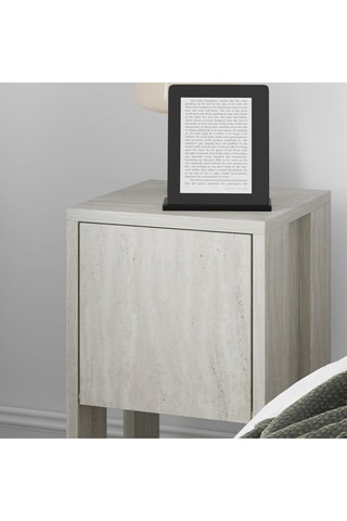 Table de chevet abattant Ema - 30 x 55 x 30 cm