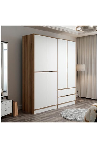 Armoire Elina - 185 x 208 x 52 cm