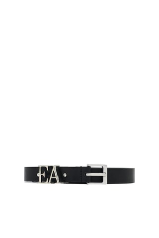 Ceinture en cuir - Noir - Emporio Armani