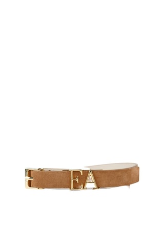 Ceinture en nubuck - Marron - Emporio Armani