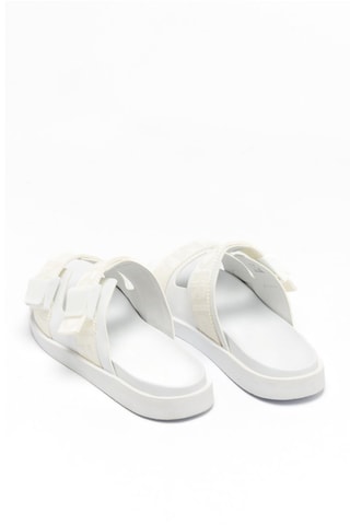 Mules en cuir - Blanc