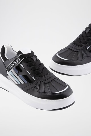 Baskets en cuir - Noir