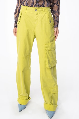 Pantalon cargo - Jaune