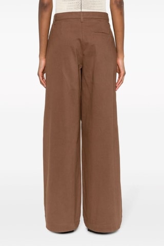 Pantalon palazzo - Marron