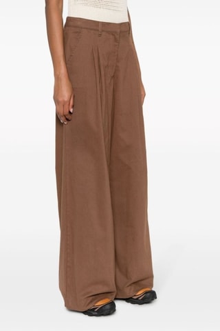 Pantalon palazzo - Marron