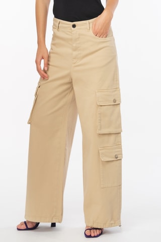 Pantalon cargo - Beige