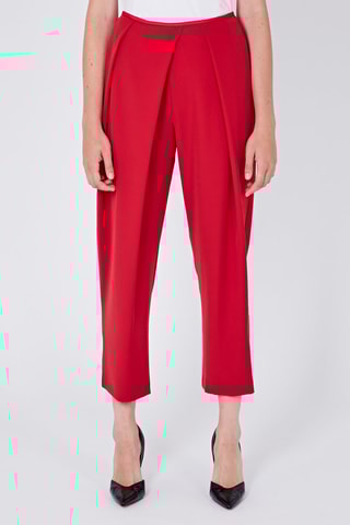Pantalon carotte 7/8 Emporio Armani - Rouge