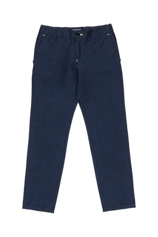 Pantalon en lin - Bleu