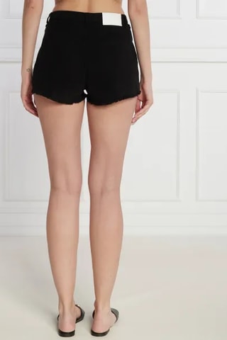 Short en jean - Noir