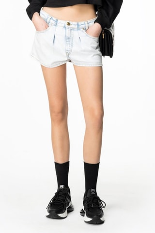 Short en jean - Bleu