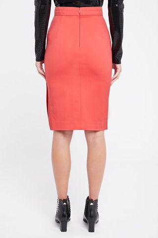 Jupe fourreau - Corail 