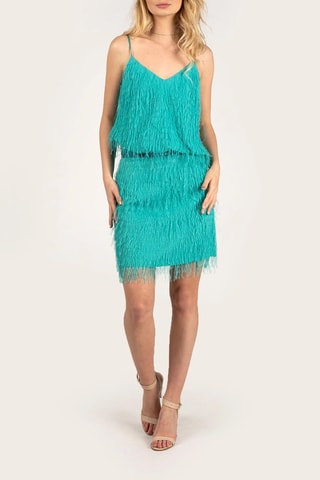 Jupe fourreau - Turquoise