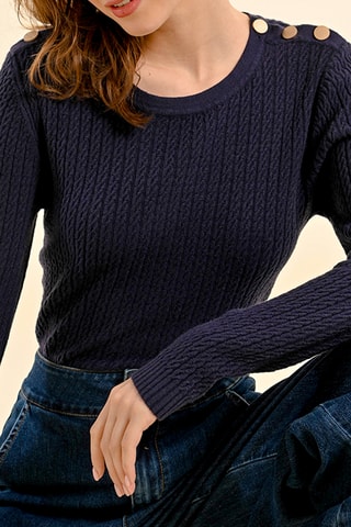 Camisola - Azul-marinho - Molly Bracken