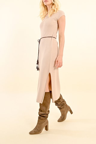 Vestido-camisola - Bege - Molly Bracken