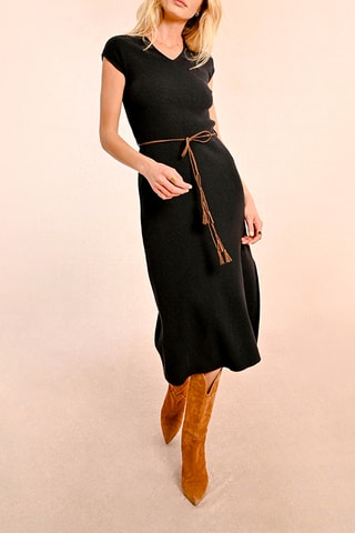 Vestido-camisola - Preto - Molly Bracken
