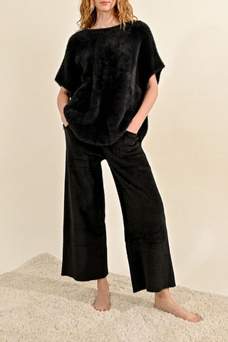 Calças palazzo - Preto - Molly Bracken