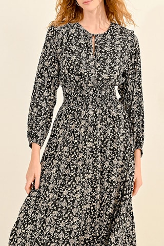 Vestido comprido - Preto - Molly Bracken