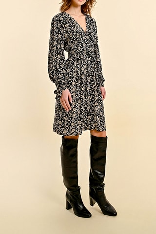 Vestido-camisa - Preto - Molly Bracken
